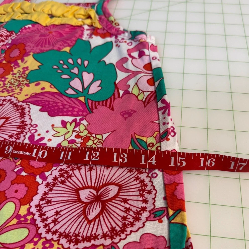 Vintage Hannah Andersson retro floral sundress girls size 5T